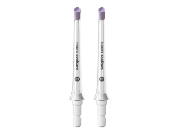 Philips | Oral Irrigator nozzle | HX3062/00 Sonicare F3 Quad Stream | Number of heads 2 | White/Purple - Image 2