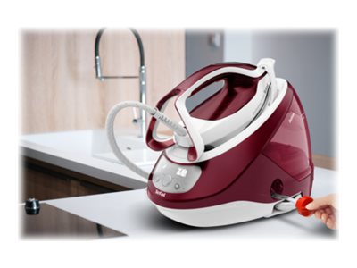 TEFAL | Ironing System Pro Express Protect | GV9220E0 | 2600 W | 1.8 L | Auto power off | Vertical steam function | Calc-clean function | Red - Image 8