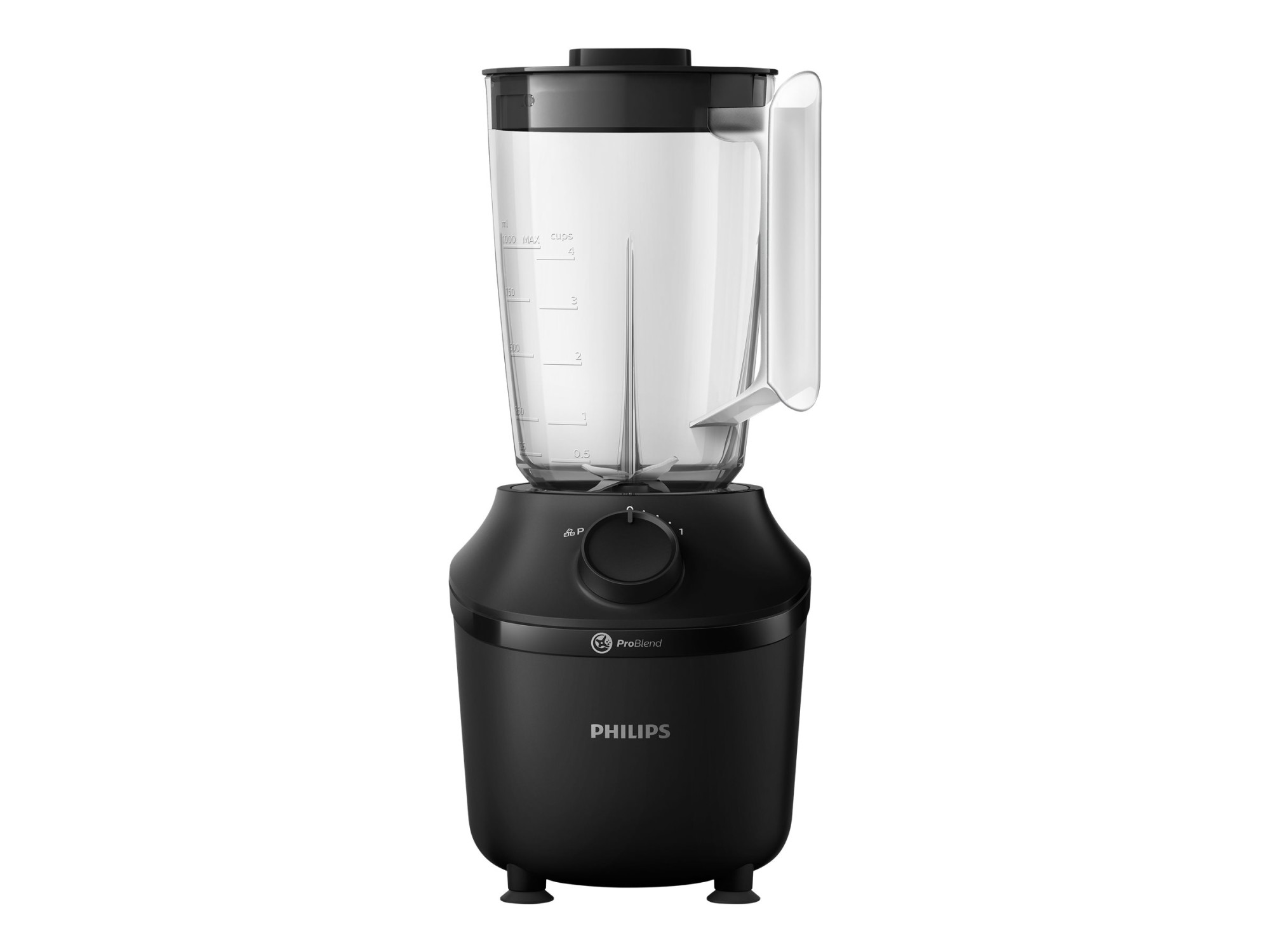 Philips Blender | HR2291/01 3000 Series | Tabletop | 600 W | Jar material Glass | Jar capacity 2 L | Ice crushing | Black - Image 4