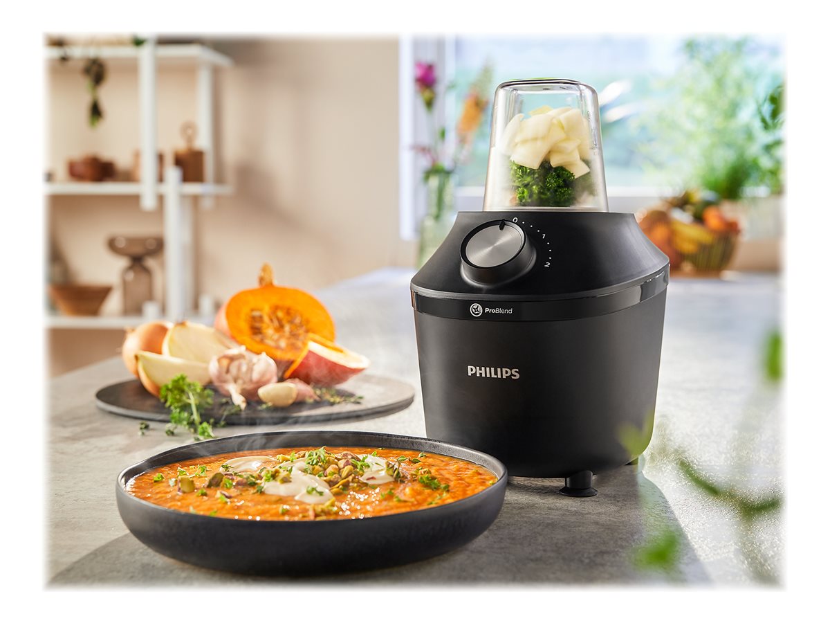 Philips Blender | HR2291/01 3000 Series | Tabletop | 600 W | Jar material Glass | Jar capacity 2 L | Ice crushing | Black - Image 12