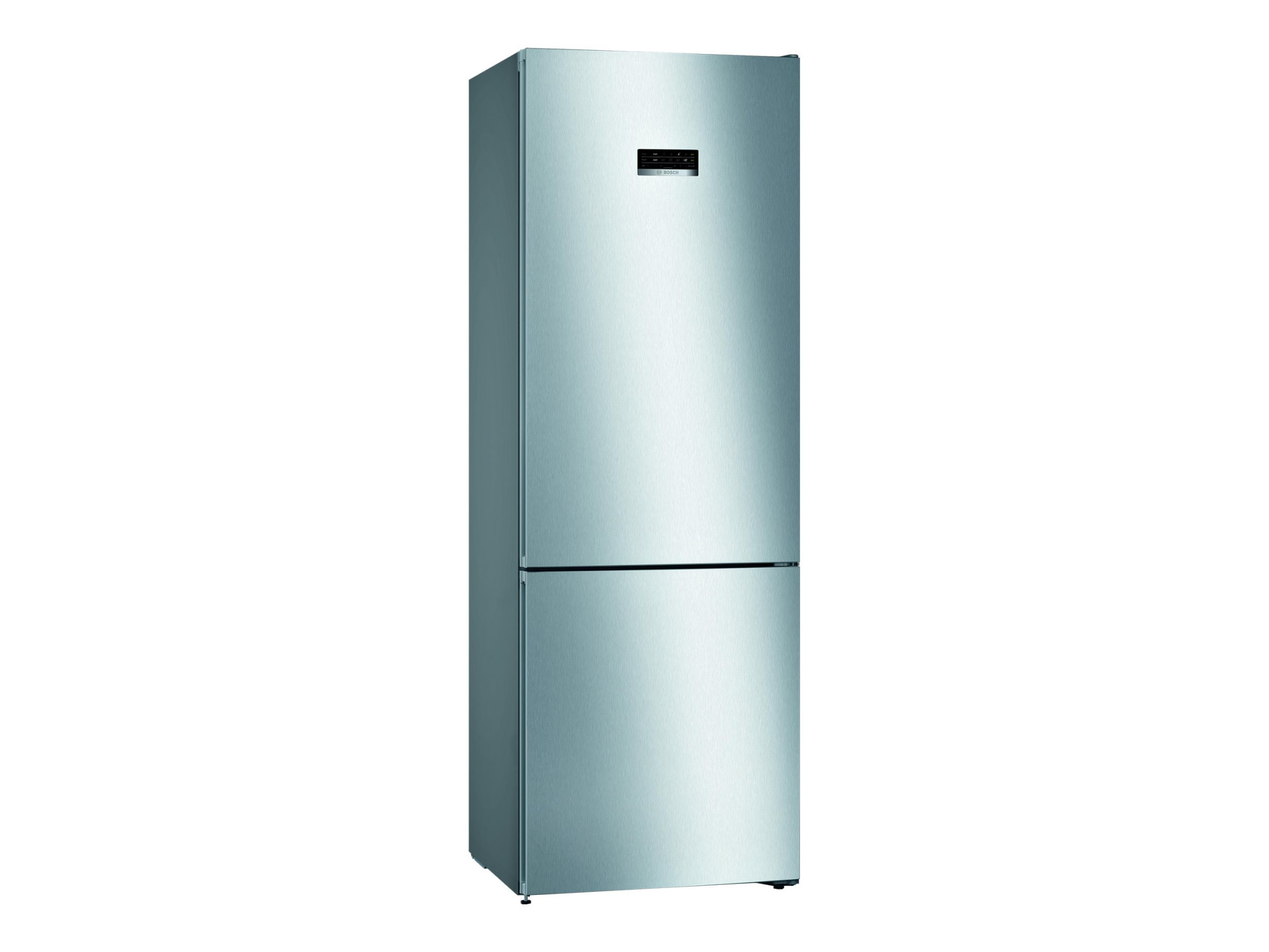 Bosch | Refrigerator | KGN49XLEA | Energy efficiency class E | Free standing | Combi | Height 203 cm | No Frost system | Fridge net capacity 330 L | Freezer net capacity 108 L | Display | 40 dB | Stainless steel - Image 2