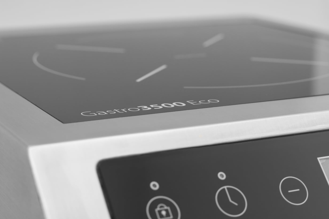 Caso | Hob | Gastro 3500 Eco | Number of burners/cooking zones 1 | Touch | Black/Stainless Steel | Induction - Image 4