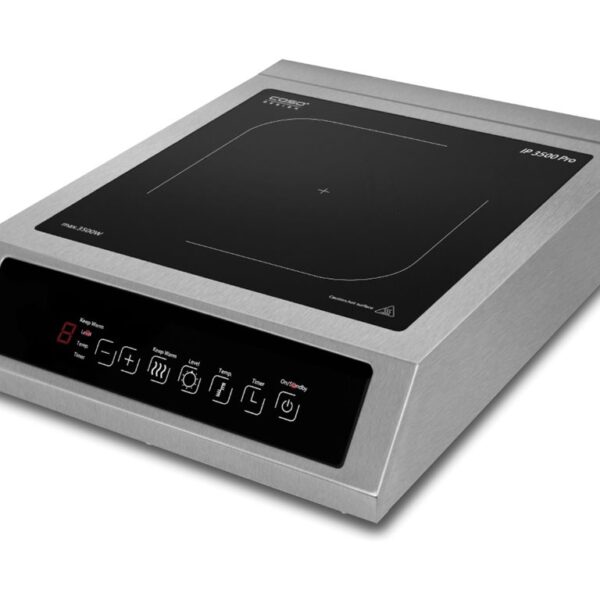 Caso | Hob | IP 3500 Pro | Number of burners/cooking zones 1 | Touch | Black/Stainless Steel | Induction