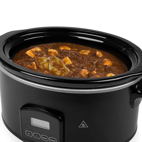 Tristar | Digital Slowcooker | VS-3920 | 210 W | Stainless steel | 4.5 L | Number of programs 4 | Black - Image 5