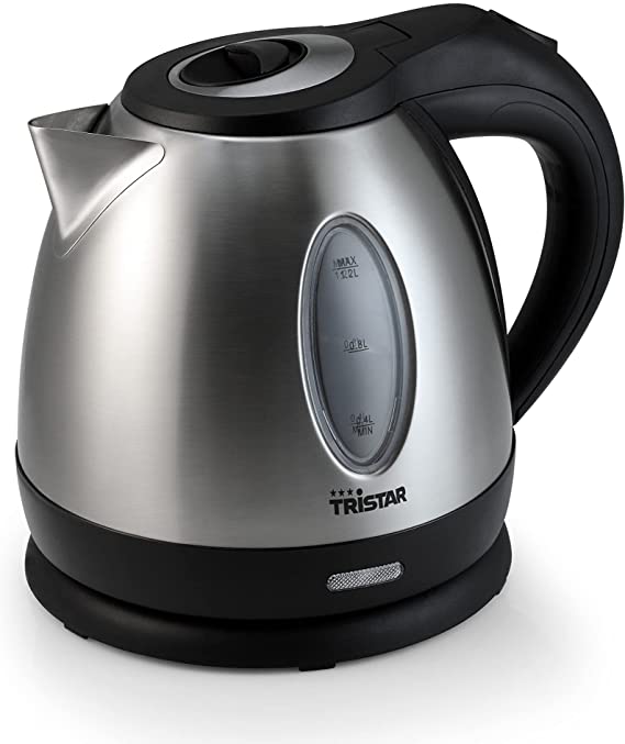 Tristar | Jug Kettle | WK-1323 | Standard | 1500 W | 1.2 L | Stainless steel | 360° rotational base | Silver - Image 3