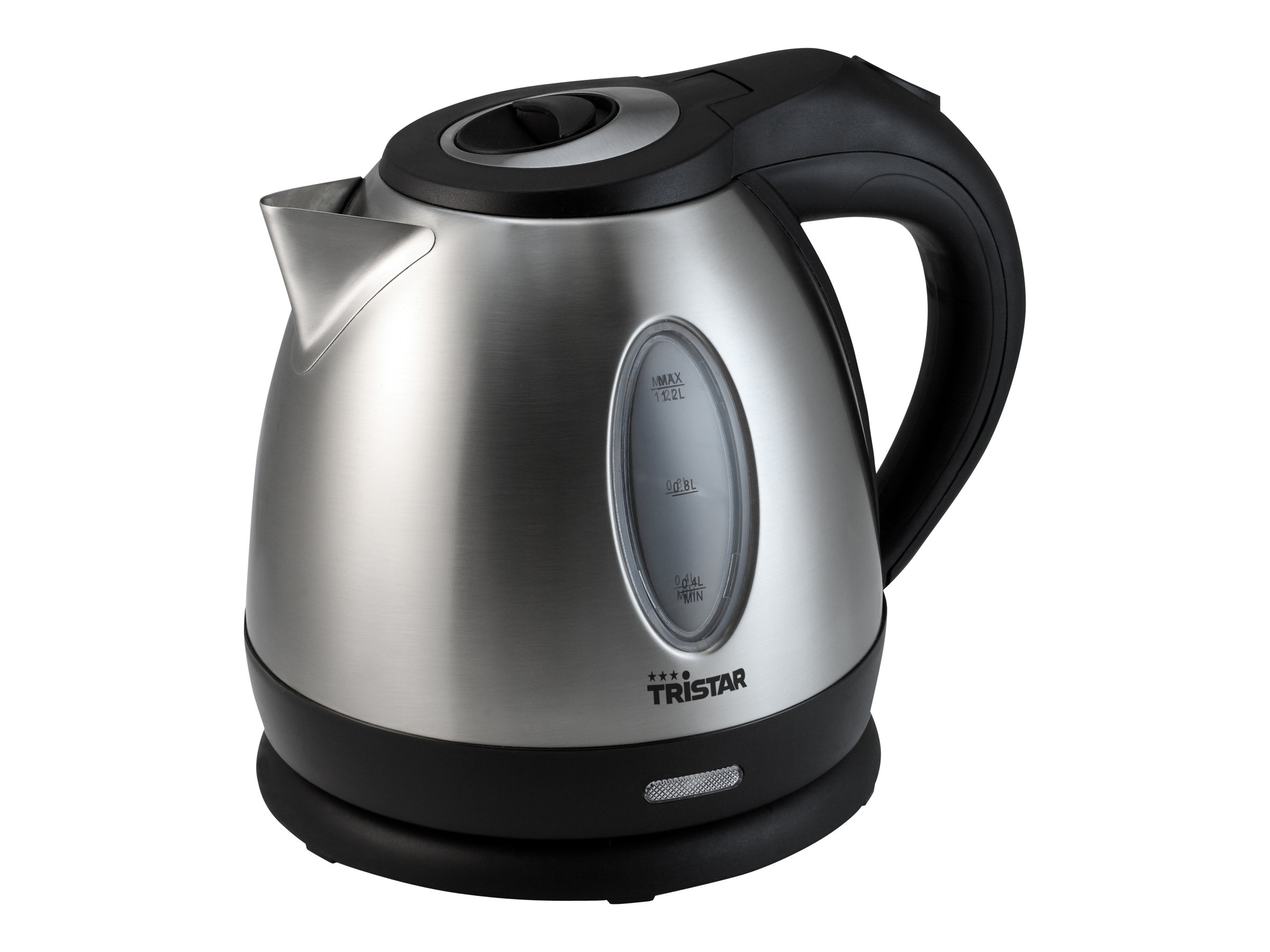Tristar | Jug Kettle | WK-1323 | Standard | 1500 W | 1.2 L | Stainless steel | 360° rotational base | Silver - Image 2