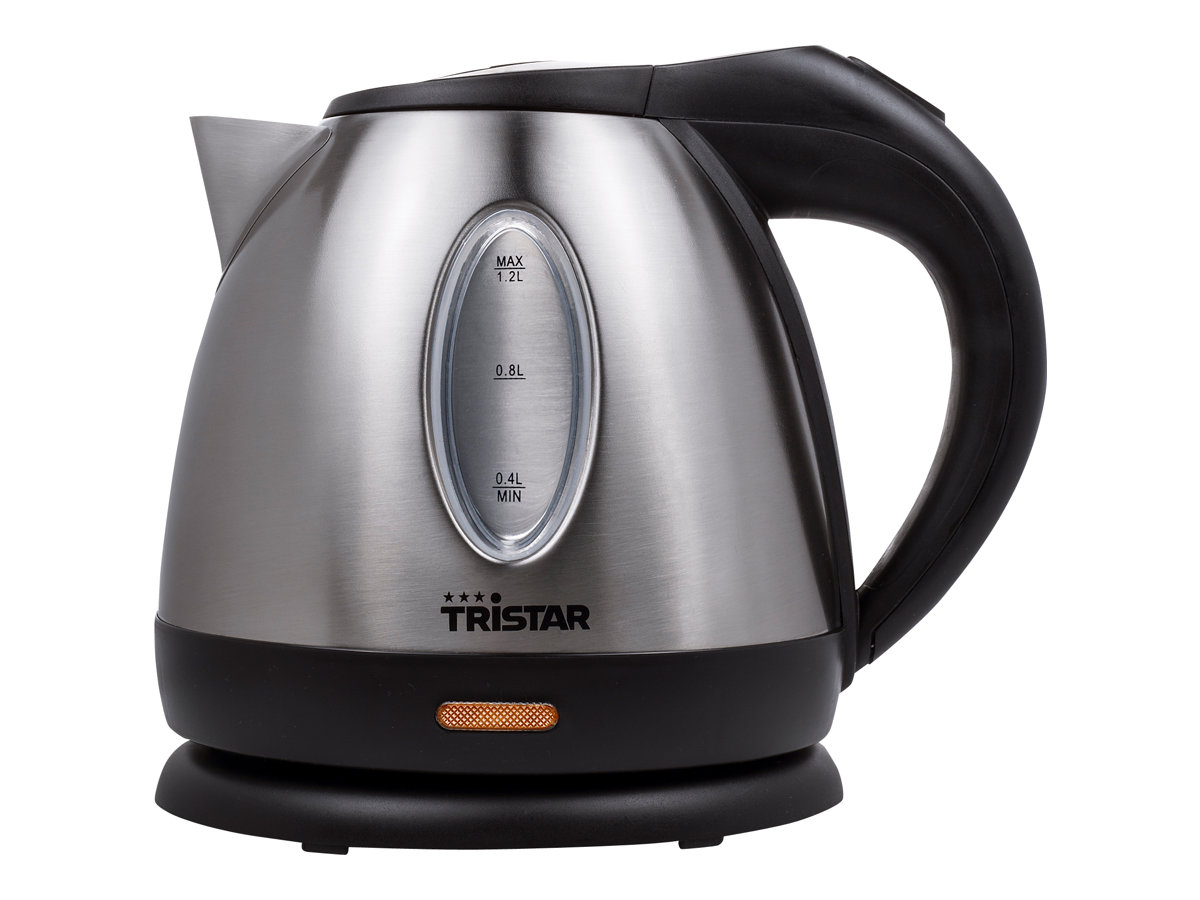 Tristar | Jug Kettle | WK-1323 | Standard | 1500 W | 1.2 L | Stainless steel | 360° rotational base | Silver - Image 6
