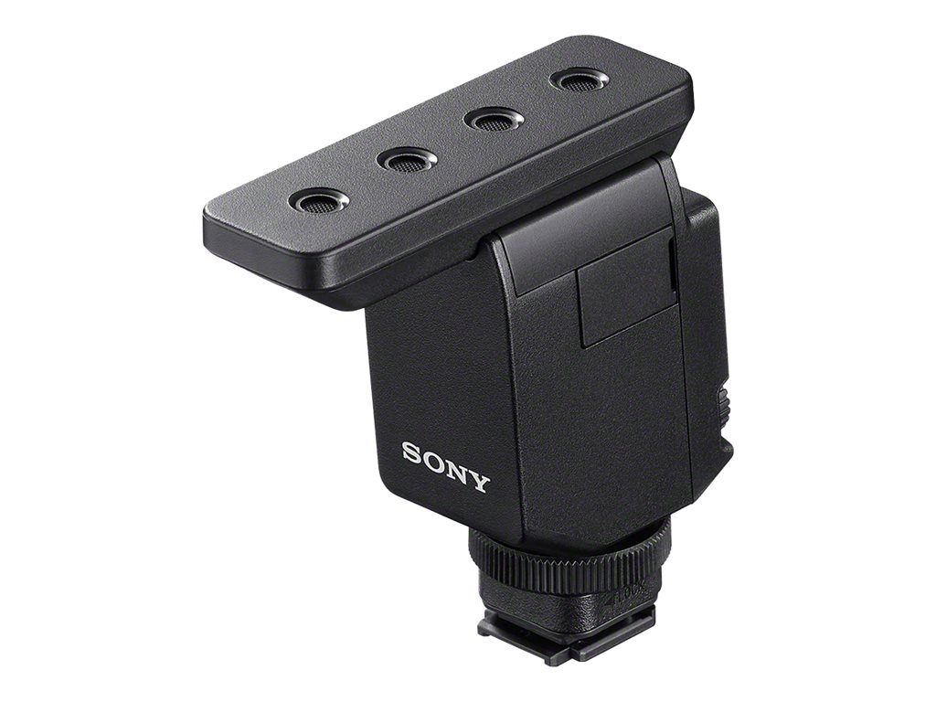 Sony | Compact Camera-Mount Digital Shotgun Microphone | ECM-B10 | Three pickup modes: Multidirectional, unidirectional and circular; Simple switching; Digital signal processing; Highly effective noise reduction filter; Digital audio transmission - Image 2