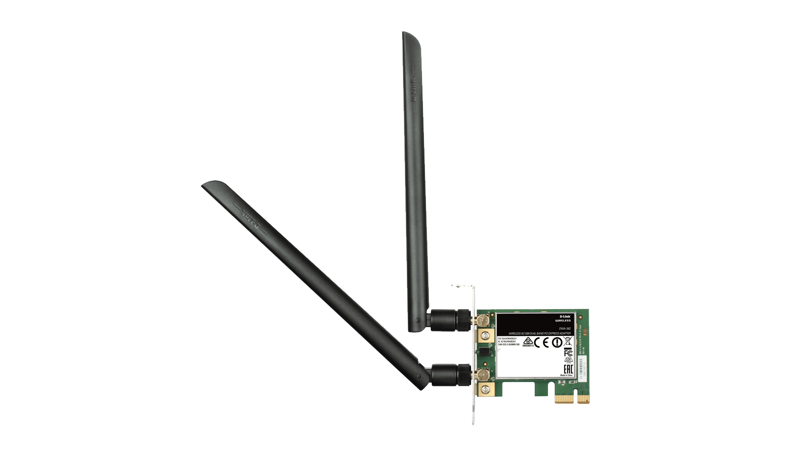 D-Link | DWA-582 Wireless 802.11n Dual Band PCIe Desktop Adapter