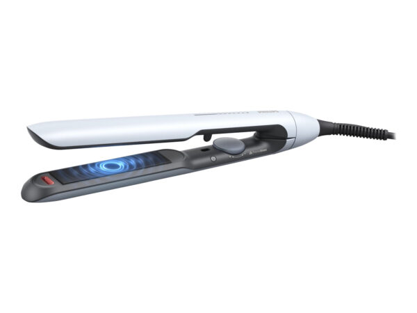 Philips | Hair Straitghtener | BHS520/00 | Warranty 24 month(s) | Ceramic heating system | Ionic function | Display LED | Temperature (max) 230 °C | Number of heating levels 12 | Pale Blue - Image 2