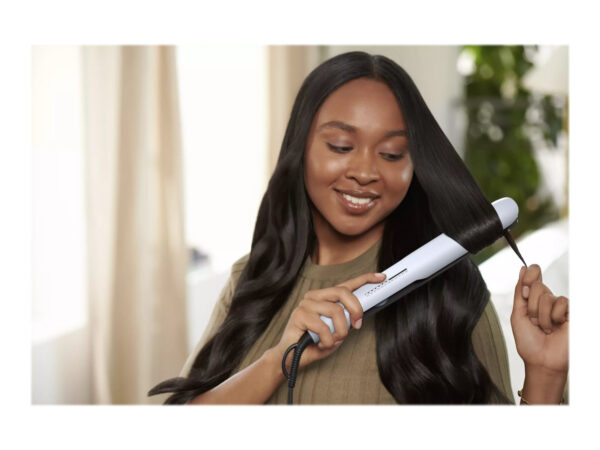 Philips | Hair Straitghtener | BHS520/00 | Warranty 24 month(s) | Ceramic heating system | Ionic function | Display LED | Temperature (max) 230 °C | Number of heating levels 12 | Pale Blue - Image 8