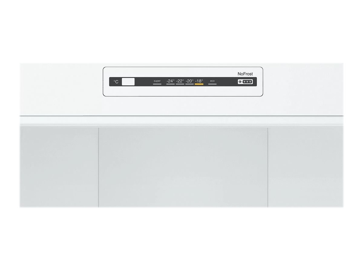 Bosch | Refrigerator | KGN36NWEA | Energy efficiency class E | Free standing | Combi | Height 186 cm | No Frost system | Fridge net capacity 216 L | Freezer net capacity 89 L | 42 dB | White - Image 6