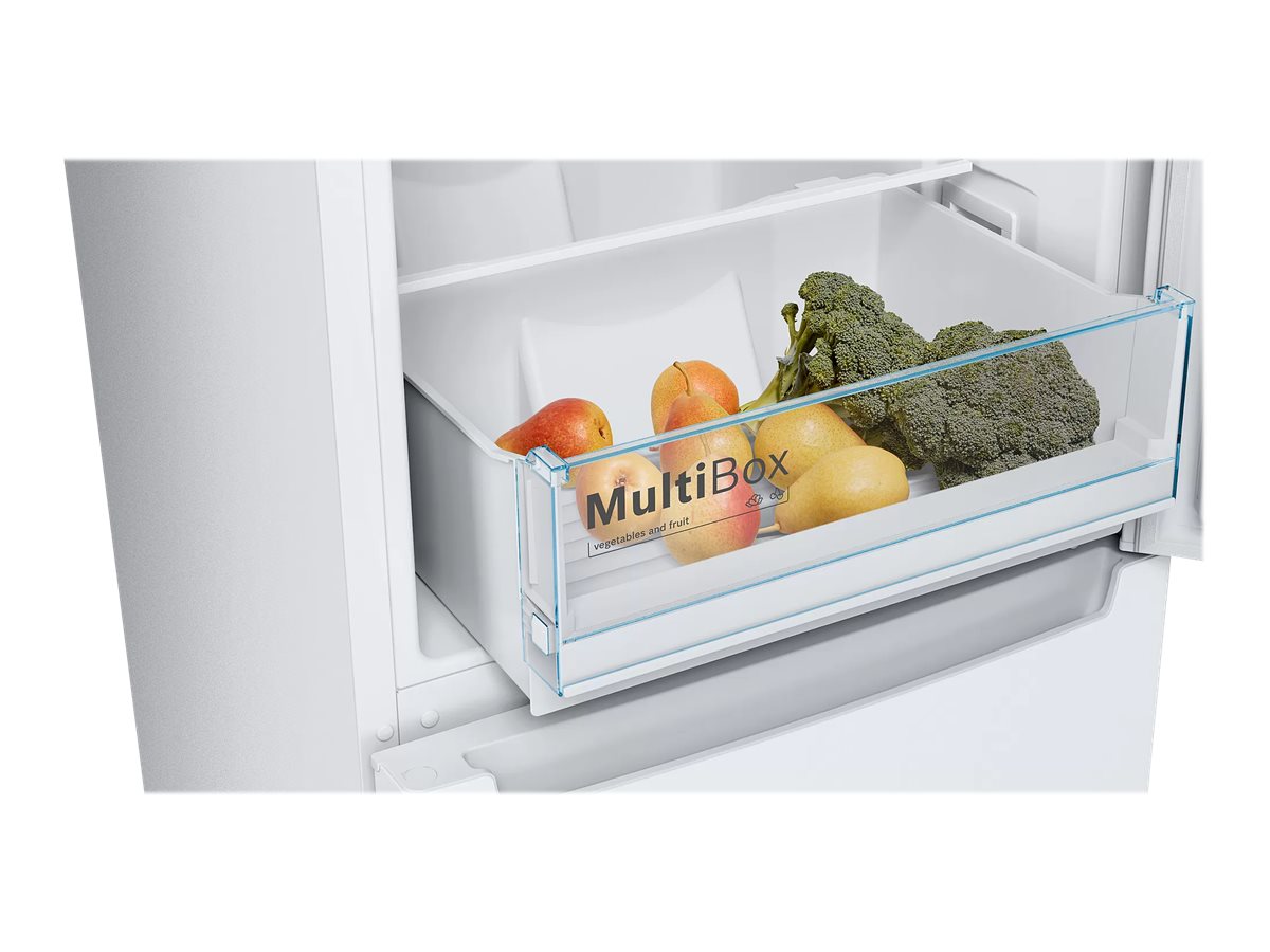 Bosch | Refrigerator | KGN36NWEA | Energy efficiency class E | Free standing | Combi | Height 186 cm | No Frost system | Fridge net capacity 216 L | Freezer net capacity 89 L | 42 dB | White - Image 12