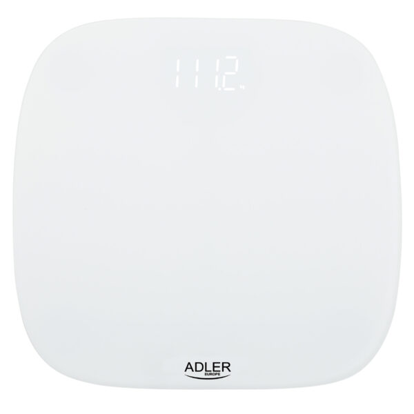 Adler | Bathroom scale | AD 8176 | Maximum weight (capacity) 180 kg | Accuracy 100 g | White