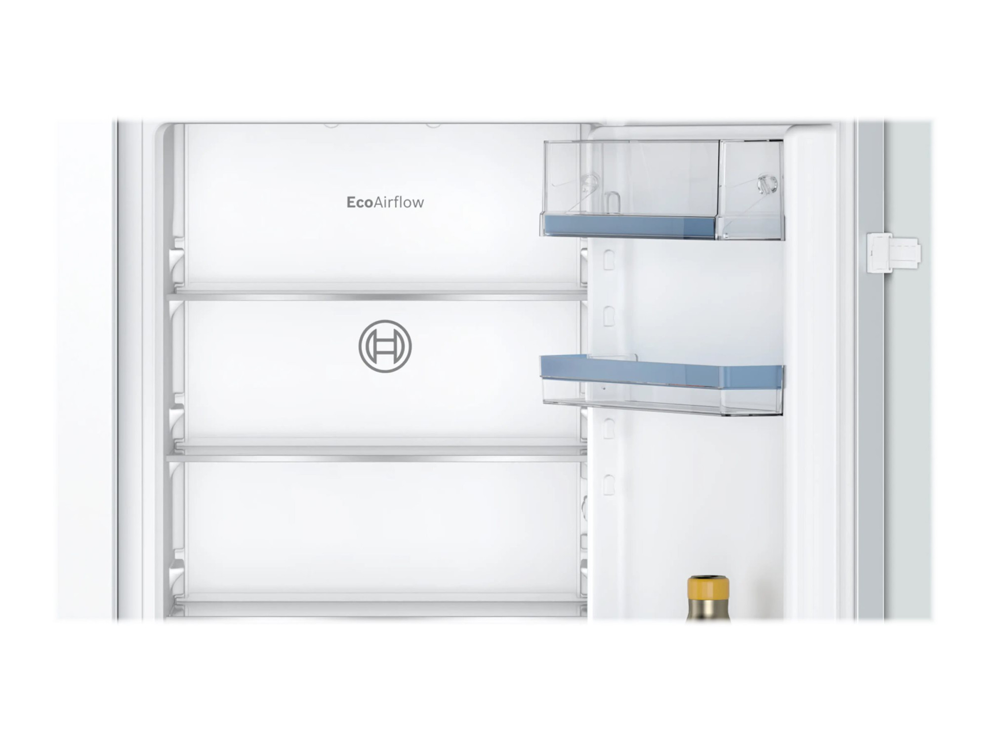Bosch | Refrigerator | KIN86VSE0 Series 4 | Energy efficiency class E | Built-in | Combi | Height 177.5 cm | No Frost system | Fridge net capacity 184 L | Freezer net capacity 76 L | 35 dB | White - Image 8