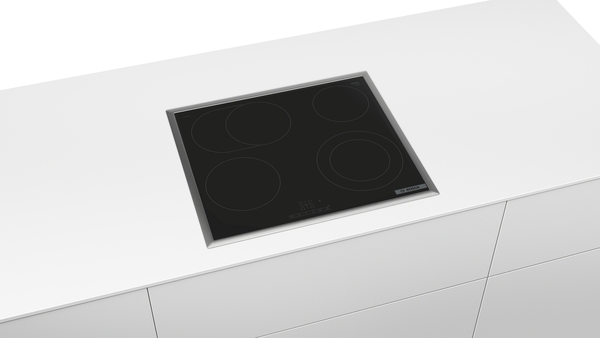 Bosch | Hob | PKN645BB2E Series 4 | Vitroceramic | Number of burners/cooking zones 4 | Touch | Timer | Black - Image 4