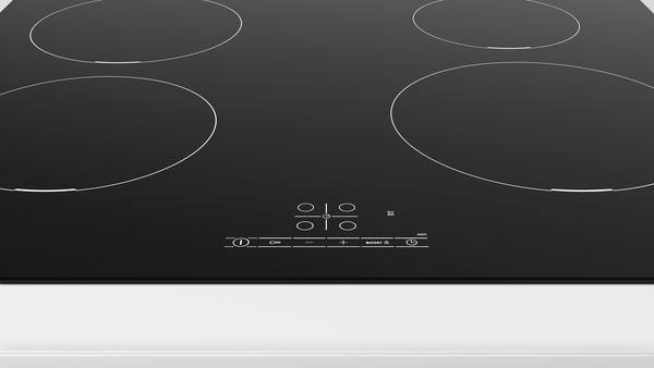 Bosch | Hob | PUE611BB6E Series 4 | Induction | Number of burners/cooking zones 4 | Touch | Timer | Black - Image 3