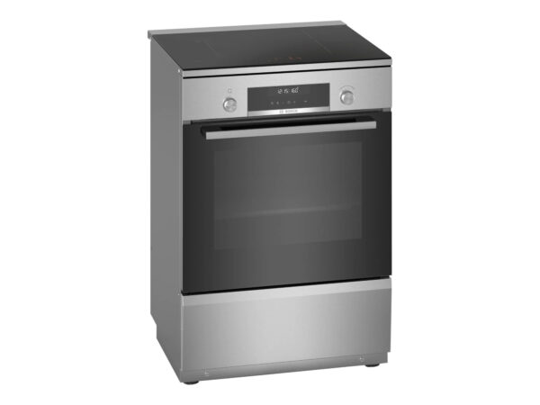Bosch | Cooker | HLS79W351U Series 6 | Hob type Induction | Oven type Electric | Stainless Steel | Width 60 cm | Grilling | LCD | Depth 60 cm | 63 L - Image 2