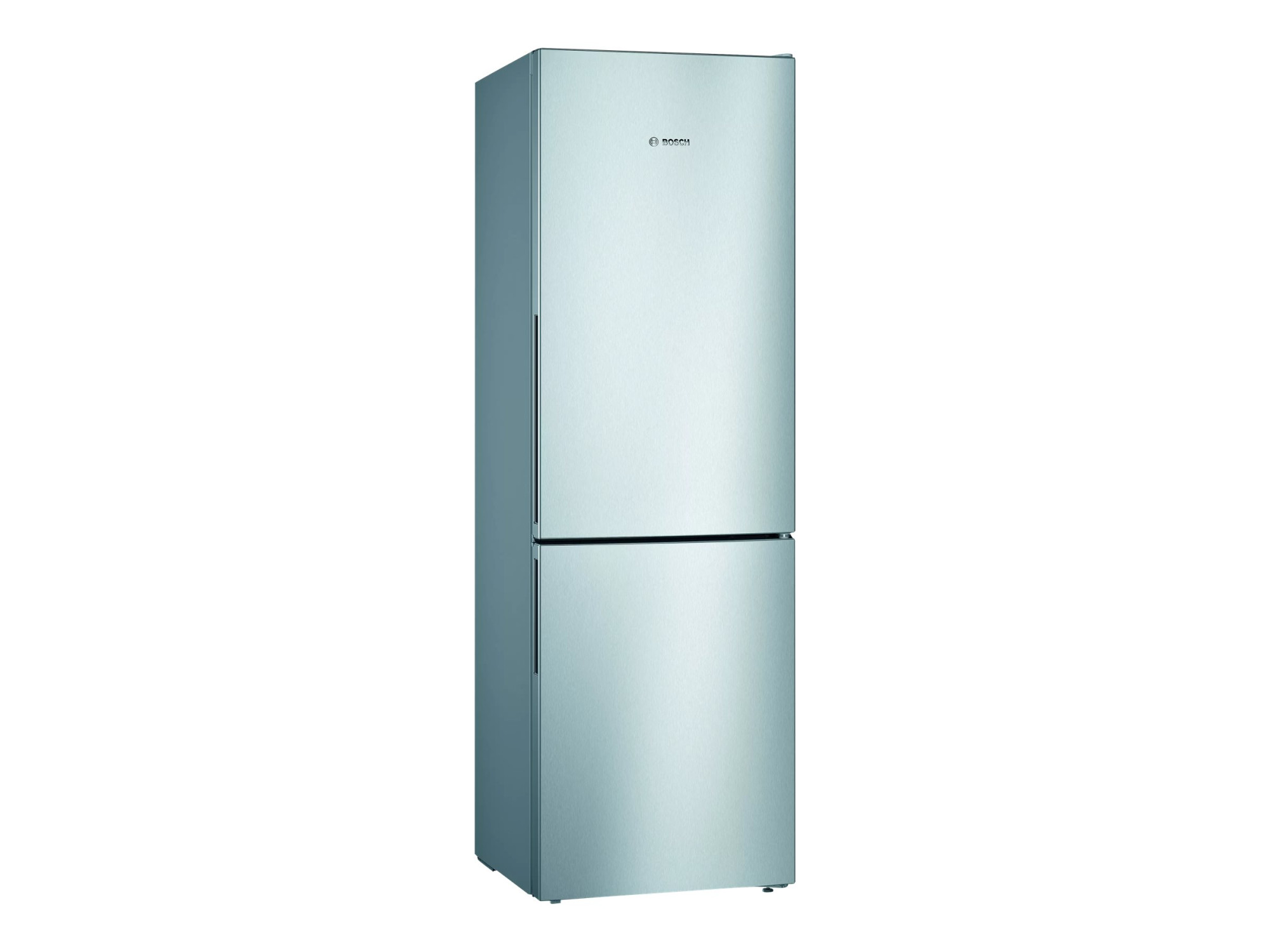 Bosch | Refrigerator | KGV36VIEAS | Energy efficiency class E | Free standing | Combi | Height 186 cm | No Frost system | Fridge net capacity 214 L | Freezer net capacity 94 L | 39 dB | Stainless Steel - Image 2
