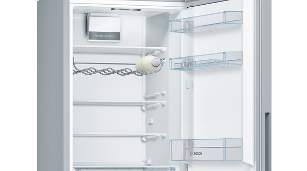 Bosch | Refrigerator | KGV36VIEAS | Energy efficiency class E | Free standing | Combi | Height 186 cm | No Frost system | Fridge net capacity 214 L | Freezer net capacity 94 L | 39 dB | Stainless Steel - Image 5