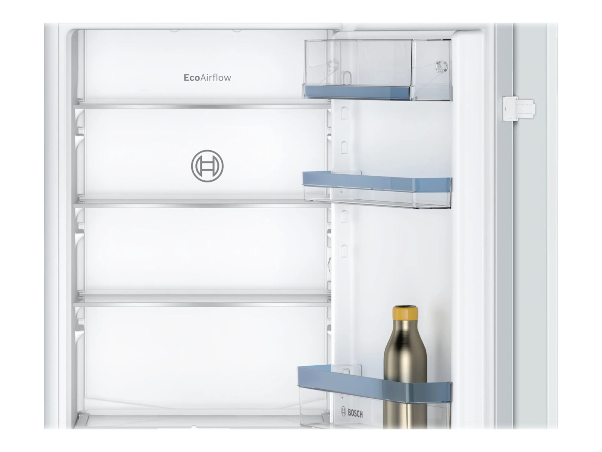 Bosch | Refrigerator | KIV86VSE0 | Energy efficiency class E | Built-in | Combi | Height 177.2 cm | Fridge net capacity 183 L | Freezer net capacity 84 L | Display | 35 dB | White - Image 11