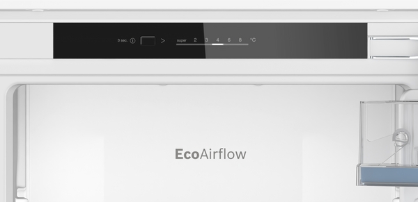 Bosch | Refrigerator | KIR41VFE0 | Energy efficiency class E | Built-in | Larder | Height 122.1 cm | Fridge net capacity 204 L | Display | 35 dB | White - Image 3