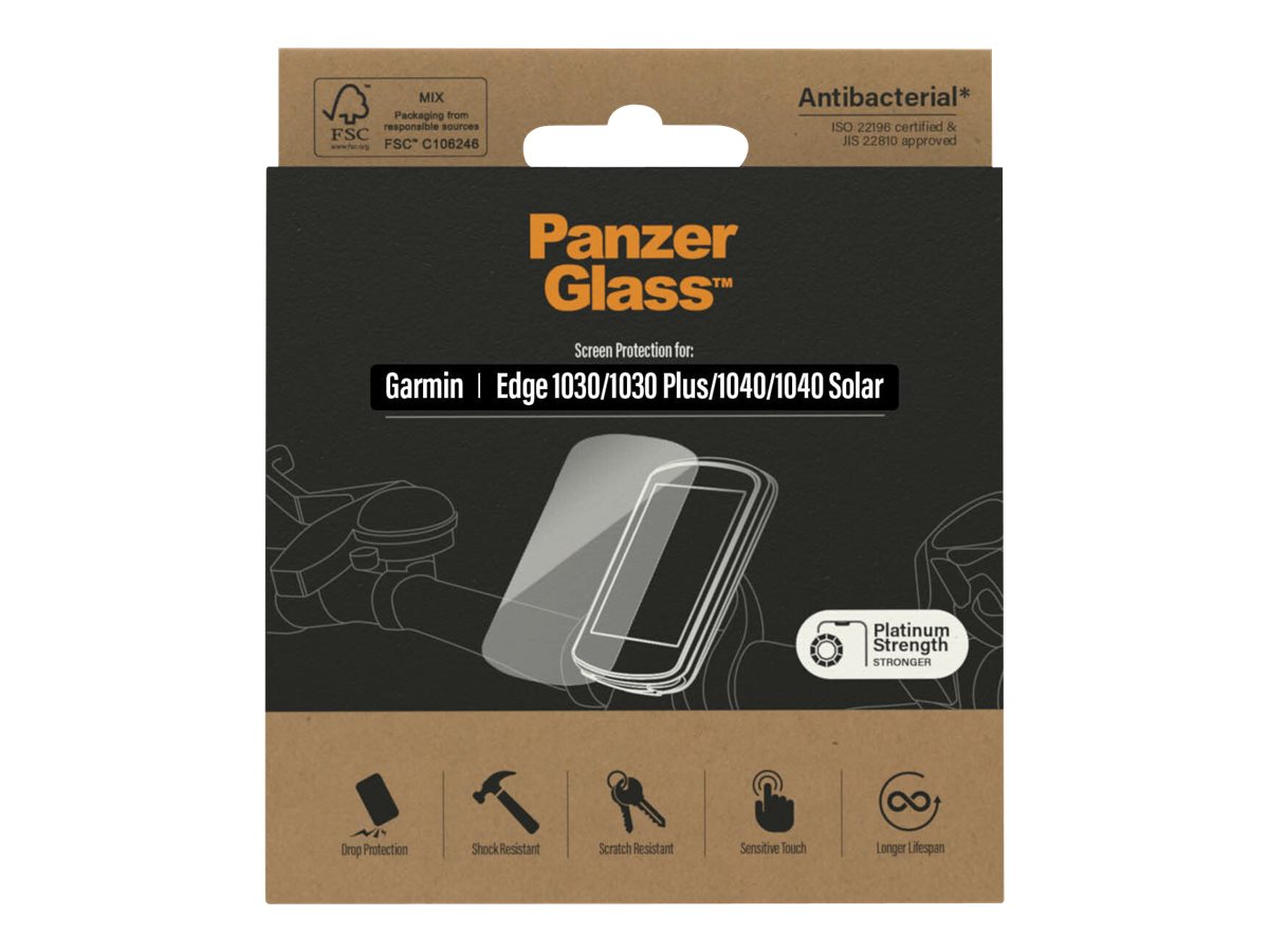 PanzerGlass | Screen protector | Garmin | for Garmin Edge 1030, Edge 1040 | Tempered glass | Transparent | Water-resistant ; Humidity Protection; Impact-resistant; Scratch-resistant ; Anti-glare glass; Full touch; Fingerprint-resistant; Easy to attach | Anti-glare - Image 6