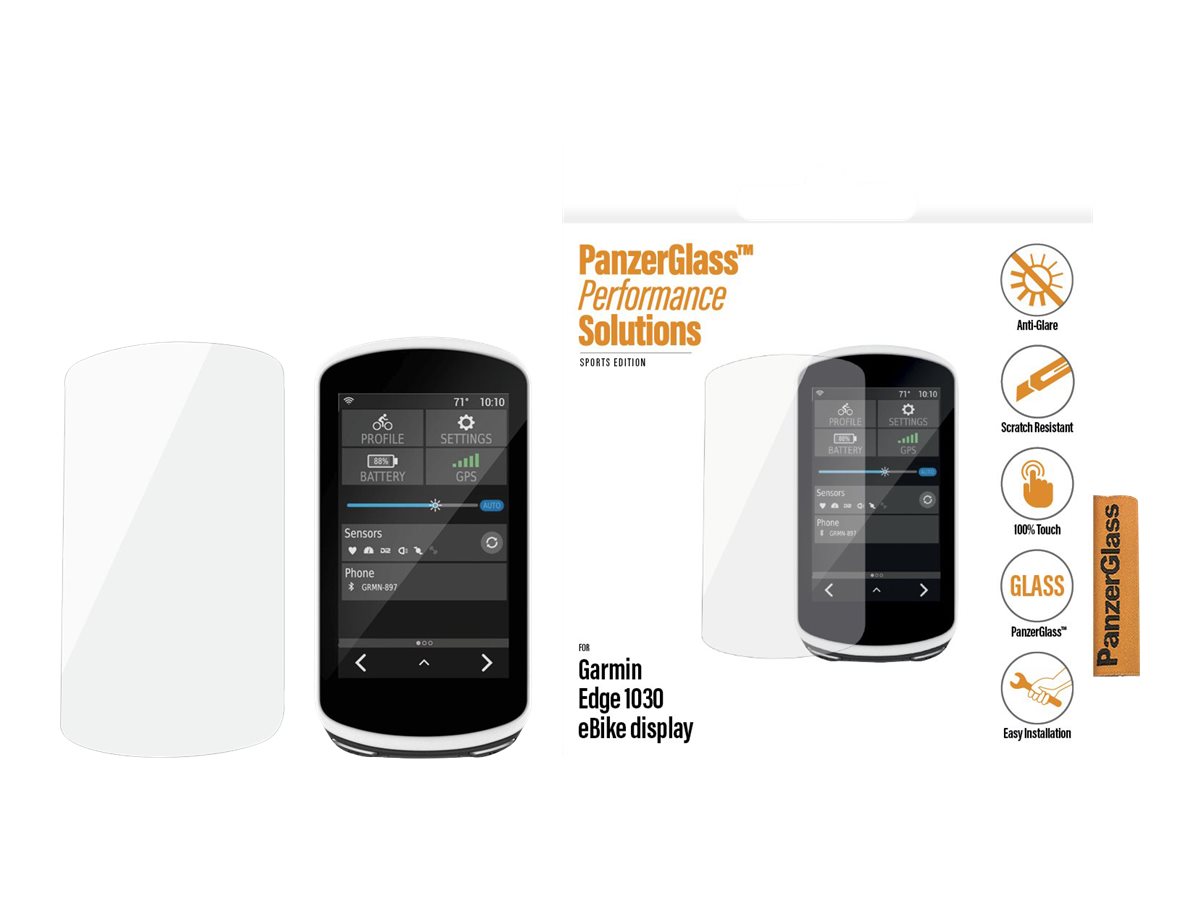 PanzerGlass | Screen protector | Garmin | for Garmin Edge 1030, Edge 1040 | Tempered glass | Transparent | Water-resistant ; Humidity Protection; Impact-resistant; Scratch-resistant ; Anti-glare glass; Full touch; Fingerprint-resistant; Easy to attach | Anti-glare - Image 7