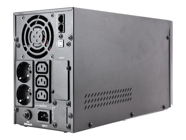 EnerGenie | Pure sine wave UPS with LCD display and USB, 2 x Schuko + 3 x C13 outputs | EG-UPS-PS2000-02 | 2000 VA | 1600 W - Image 4