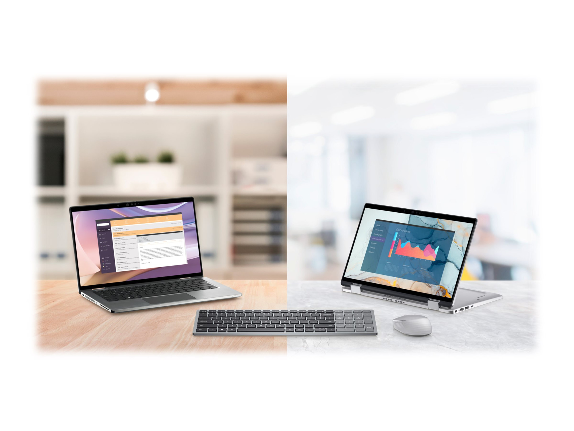 Dell | Keyboard | KB740 | Keyboard | Wireless | US | Titan Gray | 2.4 GHz, Bluetooth 5.0 | 506 g - Image 12