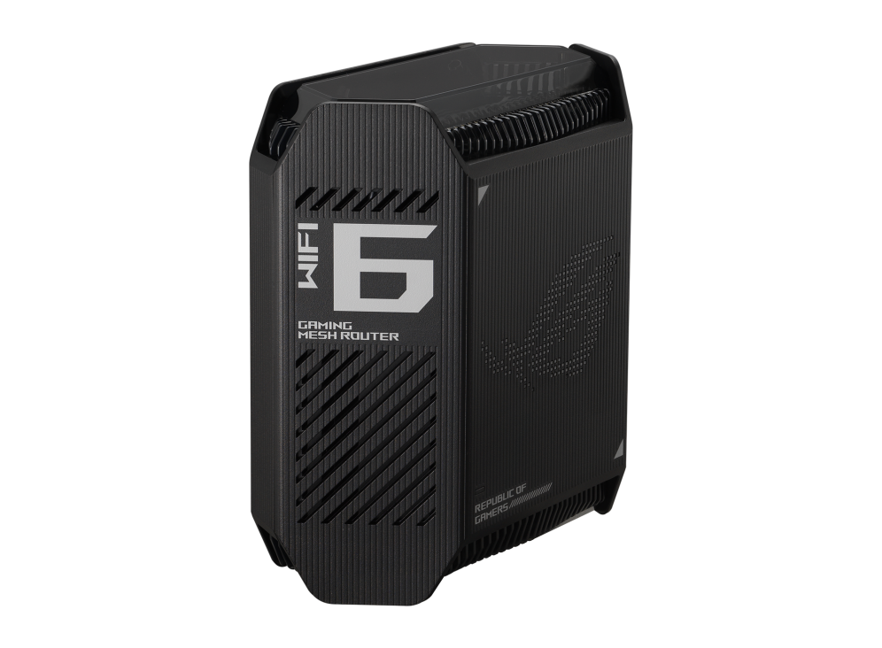 Wifi 6 802.11ax Tri-band Gigabit Gaming Mesh Router | GT6 ROG Rapture (1-Pack) | 802.11ax | 574+4804+4804 Mbit/s | 10/100/1000 Mbit/s | Ethernet LAN (RJ-45) ports 3 | Mesh Support Yes | MU-MiMO Yes | No mobile broadband | Antenna type Internal - Image 5