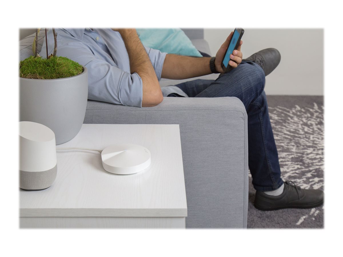 AC1300 Whole Home Mesh Wi-Fi System | Deco M5 (1-pack) | 802.11ac | 867+400 Mbit/s | 10/100/1000 Mbit/s | Ethernet LAN (RJ-45) ports 2 | Mesh Support Yes | MU-MiMO Yes | No mobile broadband | Antenna type 4xInternal per Deco uni - Image 10