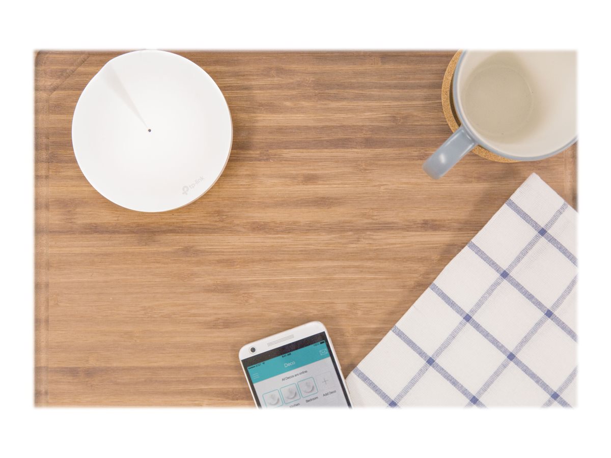 AC1300 Whole Home Mesh Wi-Fi System | Deco M5 (3-pack) | 802.11ac | 867+400 Mbit/s | 10/100/1000 Mbit/s | Ethernet LAN (RJ-45) ports 2 | Mesh Support Yes | MU-MiMO Yes | No mobile broadband | Antenna type 4xInternal per Deco uni - Image 17