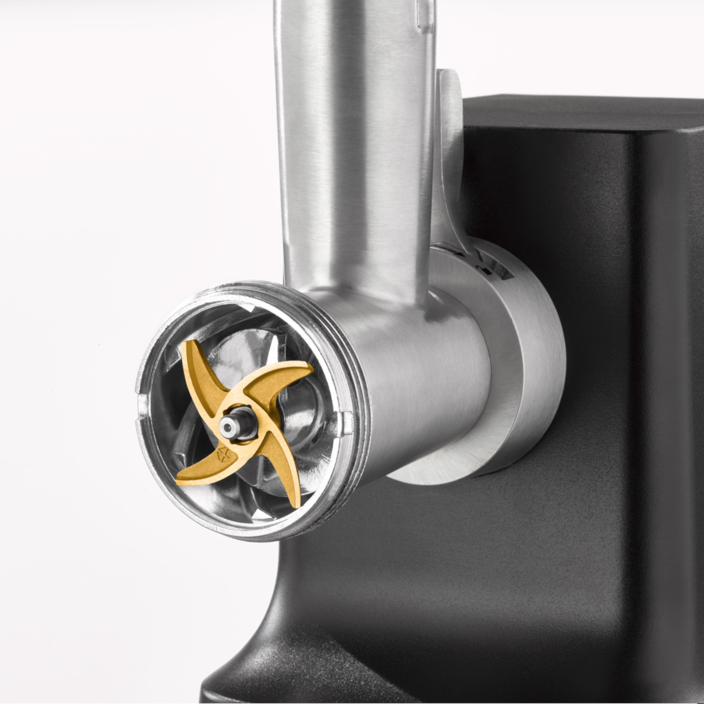 Caso | Meat Grinder | FW 2000 | Black | 2000 W | Number of speeds 2 | Throughput (kg/min) 2.5 | 3 perforated discs, Shortbread attachment with 4 moulds, Sausage filler, Stuffer, Drip tray - Image 8