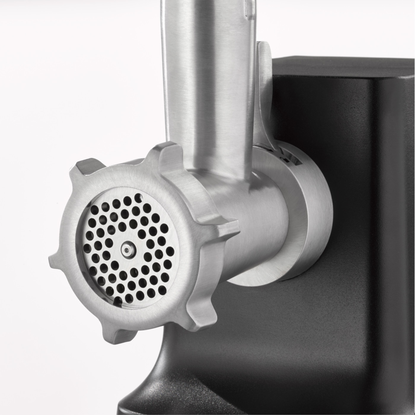 Caso | Meat Grinder | FW 2000 | Black | 2000 W | Number of speeds 2 | Throughput (kg/min) 2.5 | 3 perforated discs, Shortbread attachment with 4 moulds, Sausage filler, Stuffer, Drip tray - Image 9