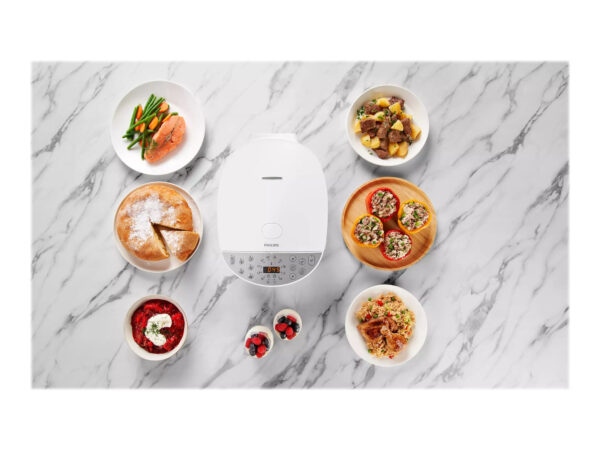Philips | All-in-One Cooker | HD4713/40 | 5 L | Number of programs 60 | White - Image 9