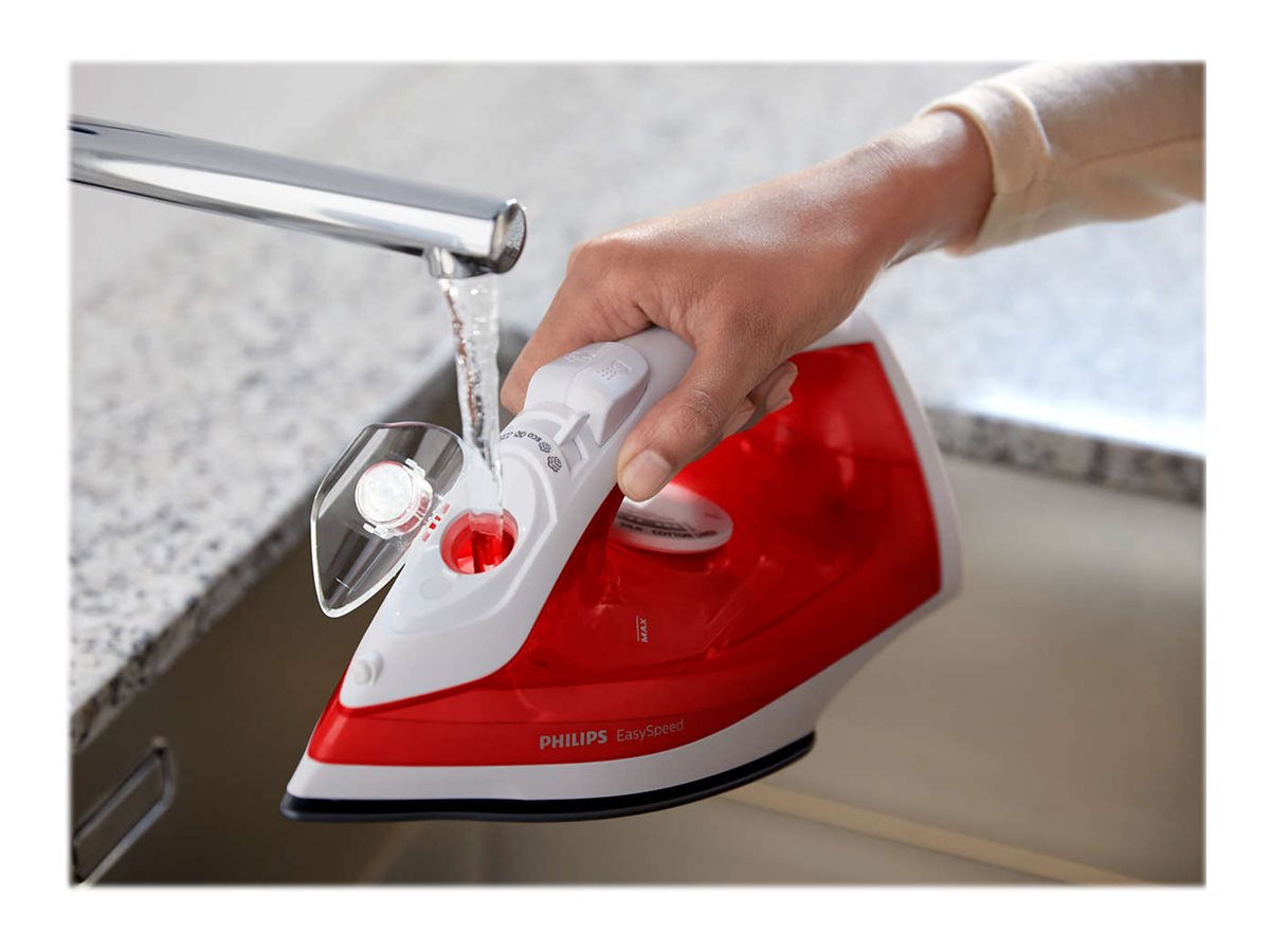 Philips | GC1742/40 EasySpeed | Steam Iron | 2000 W | Continuous steam 25 g/min | Red - Image 13