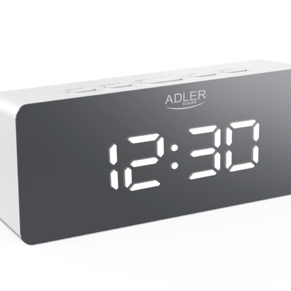 Adler | Alarm Clock | AD 1189W | Alarm function | White