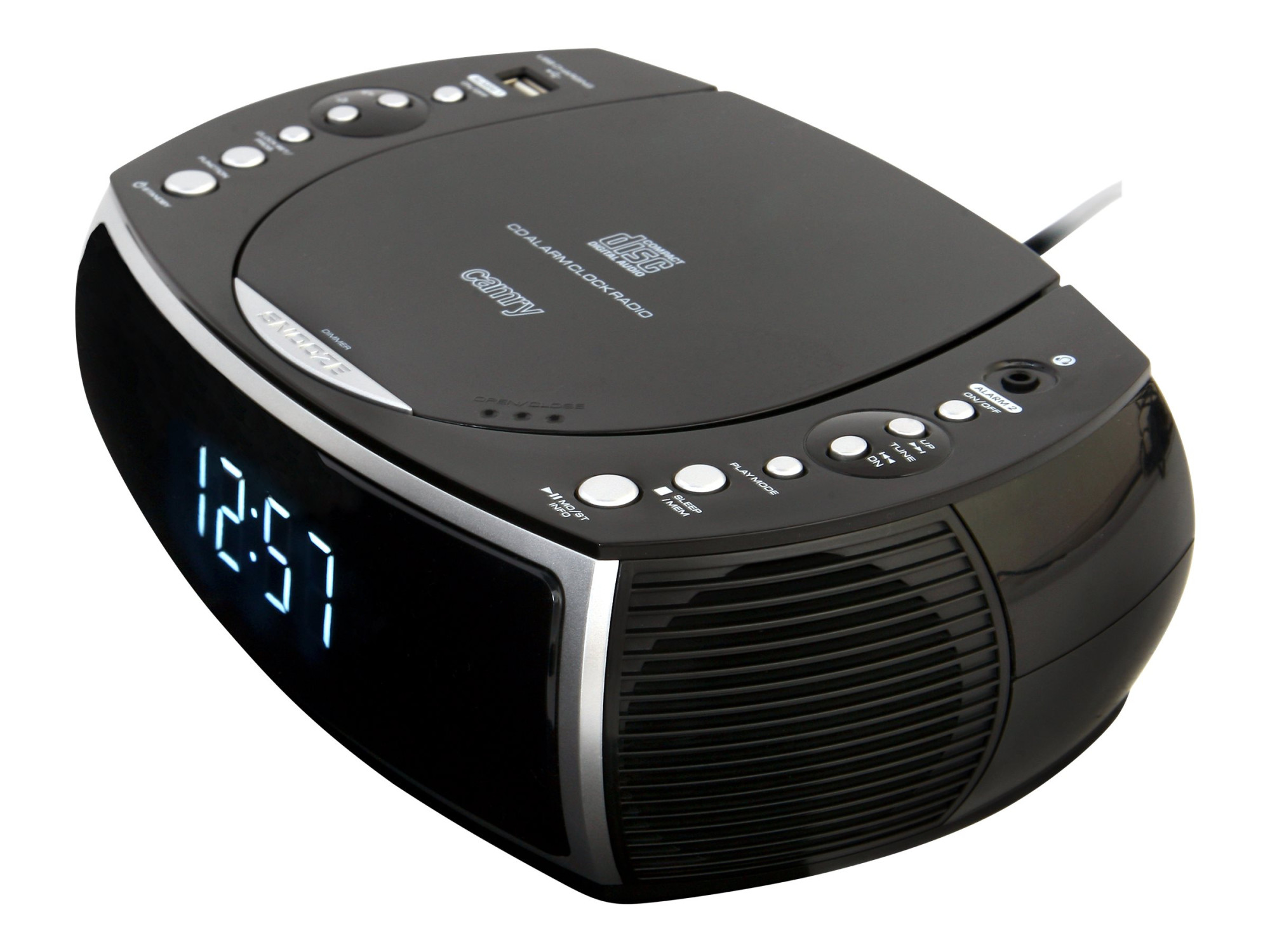 Camry | Alarm Clock | CR 1150b | Alarm function | Black - Image 3