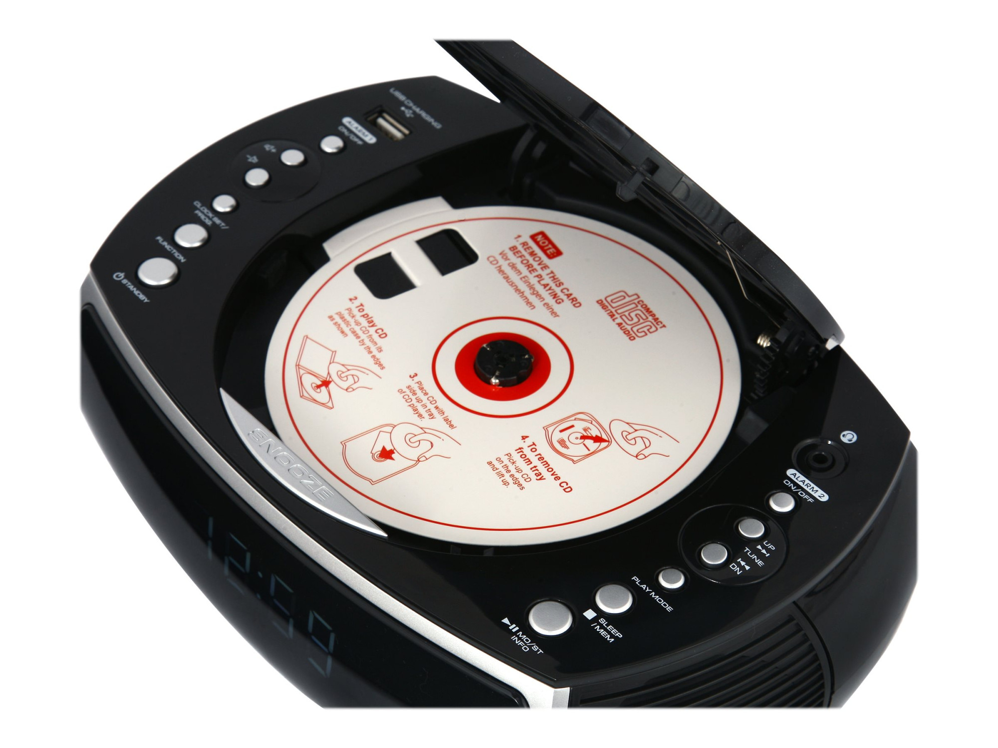 Camry | Alarm Clock | CR 1150b | Alarm function | Black - Image 14