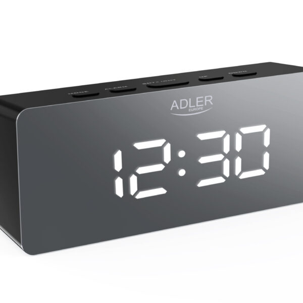 Adler | Alarm Clock | AD 1189B | Alarm function | Black