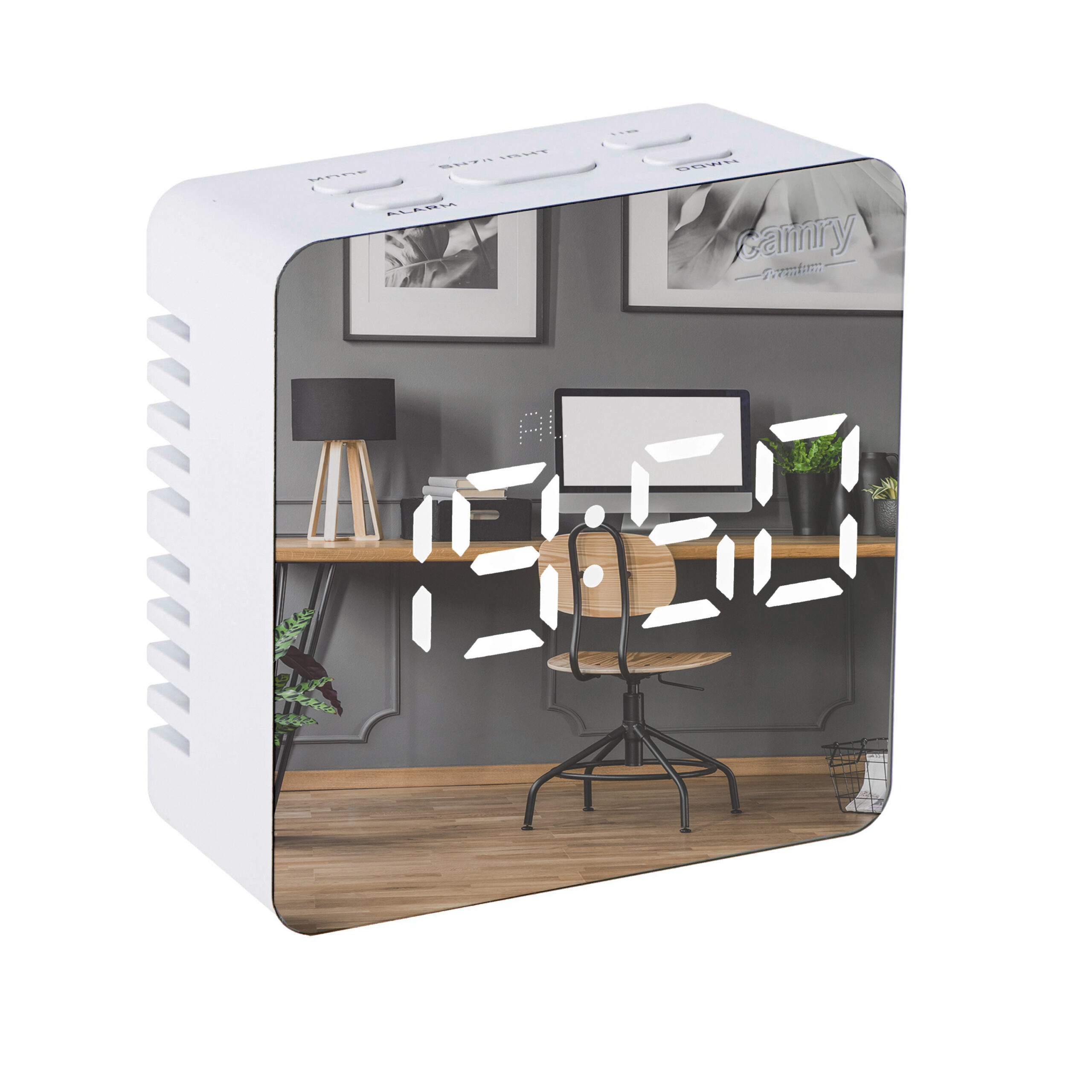 Camry | Alarm Clock | CR 1150w | Alarm function | White - Image 2