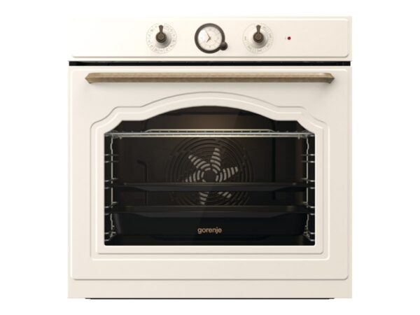 Gorenje | Oven | BOS67371CLI | 77 L | Multifunctional | EcoClean | Mechanical control | Steam function | Height 59.5 cm | Width 59.5 cm | Beige - Image 2