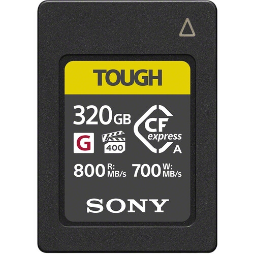Sony 320GB CEA-G series CF-express Type A Memory Card | Sony | CEA-G series | CF-express Type A Memory Card | 320 GB | CF-express