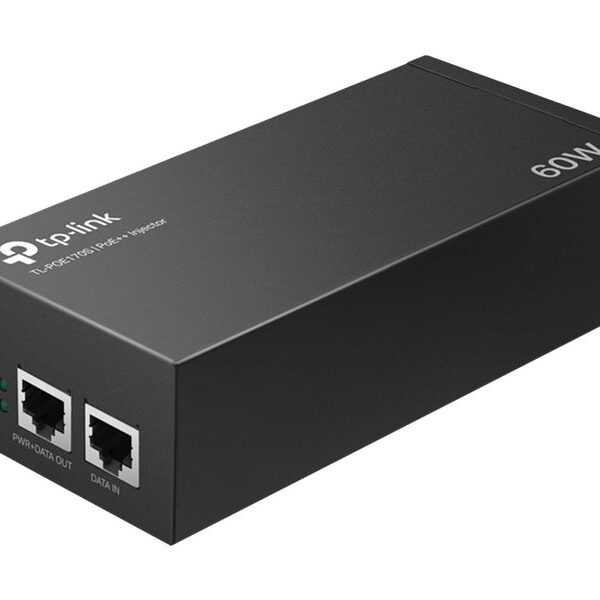 TP-LINK | PoE++ Injector | TL-POE170S | 10/100/1000 Mbit/s | Ethernet LAN (RJ-45) ports 1xRJ-45 10/100/1000 Mbps Gigabit