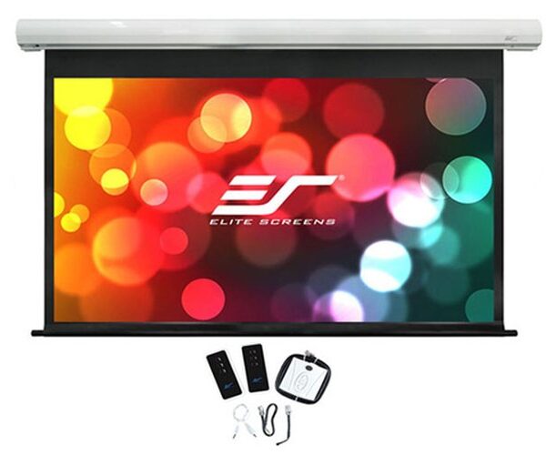 Elite Screens | Electric Premium Saker Series Screen | SK135XHW-E18 | Diagonal 135 " | 16:9 | Viewable screen width (W) 299 cm | White