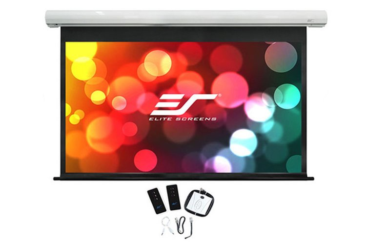Elite Screens | Electric Premium Saker Series Screen | SK135XHW-E18 | Diagonal 135 " | 16:9 | Viewable screen width (W) 299 cm | White