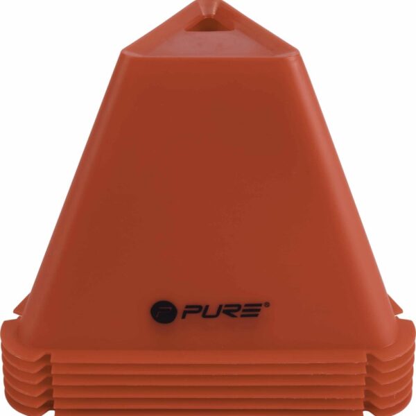 Pure2Improve | Triangle Cones Set of 6 | Red