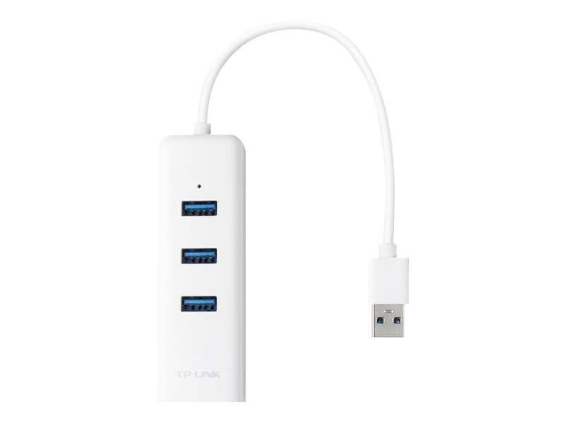 TP-LINK | USB 3.0 3-Port Hub & Gigabit Ethernet Adapter 2 in 1 USB Adapter | UE330 - Image 2