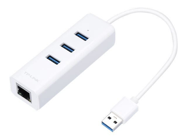 TP-LINK | USB 3.0 3-Port Hub & Gigabit Ethernet Adapter 2 in 1 USB Adapter | UE330 - Image 9